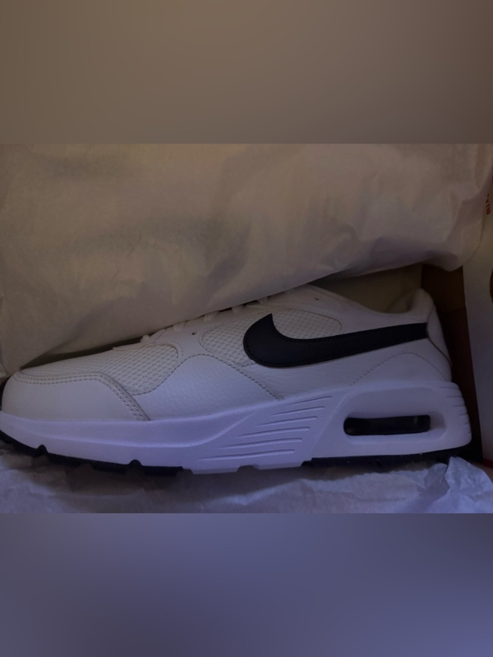 Nike White and Black Men's Athletic Shoes